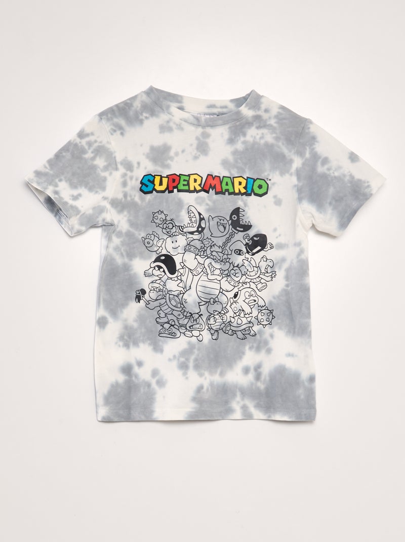 Camiseta de algodón 'Super Mario' BLANCO - Kiabi