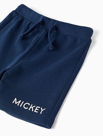 Camiseta de algodón y pantalón corto con estampado de Mickey