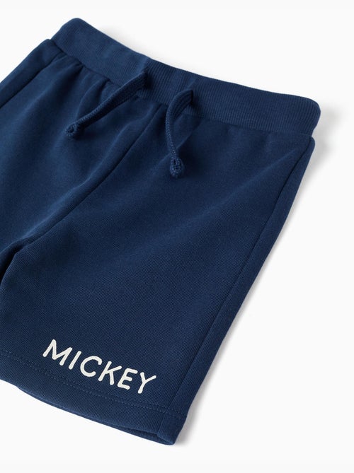 Camiseta de algodón y pantalón corto con estampado de Mickey - Kiabi