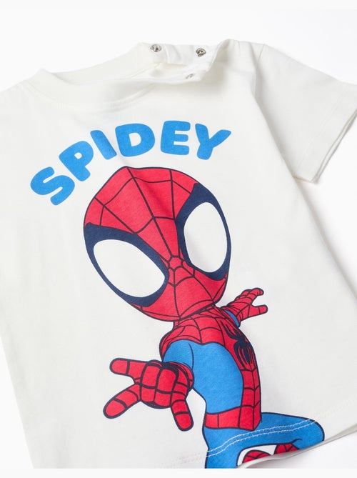 Camiseta de algodón y pantalón corto con estampado Spidey - Kiabi