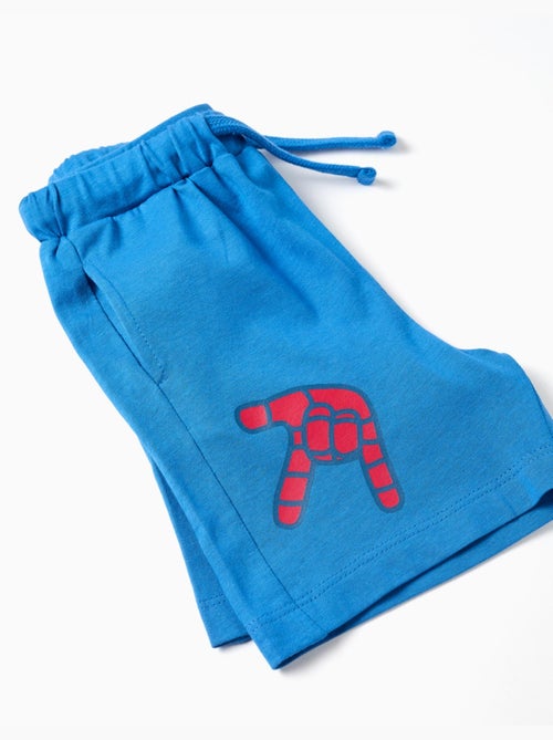 Camiseta de algodón y pantalón corto con estampado Spidey - Kiabi