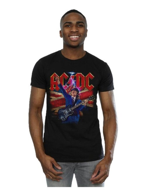 Camiseta de angus white bandera de reino unido para hombre - acdc - Kiabi Camiseta de angus white bandera de reino unido para hombre - acdc - Kiabi