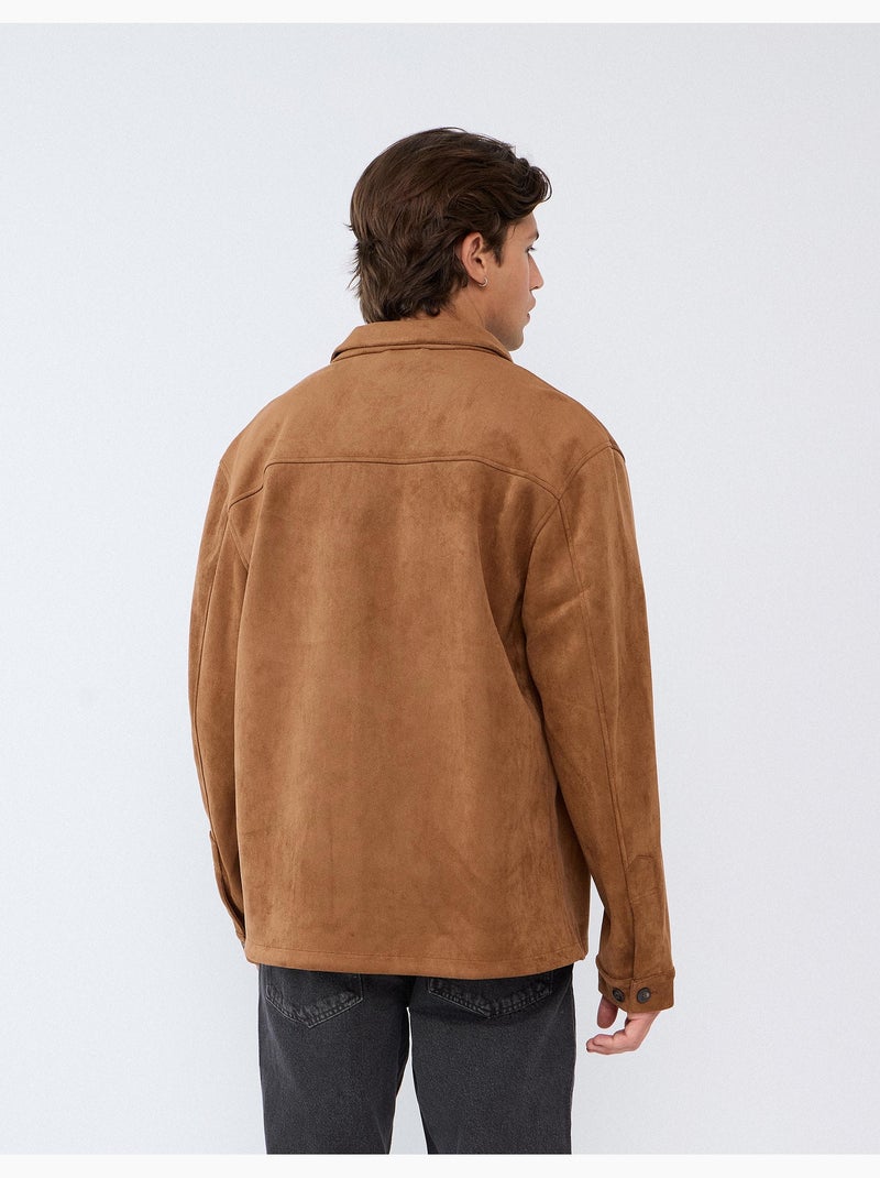 Camiseta de ante, mo fashion Beige - Kiabi