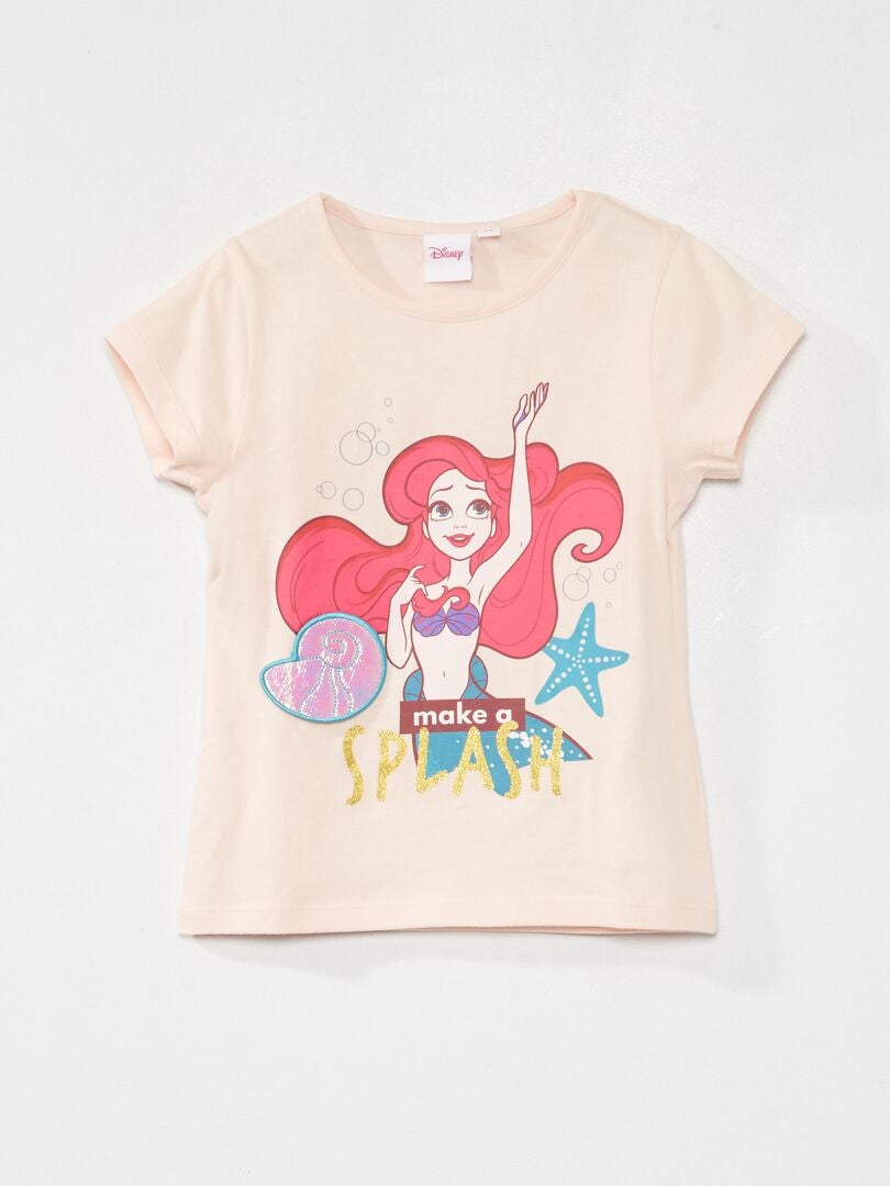 Camiseta de 'Ariel, la sirenita' de 'Disney' rosa - Kiabi