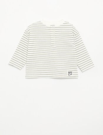 Camiseta de Baby Terry de manga larga