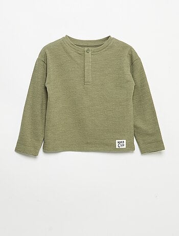 Camiseta de Baby Terry de manga larga