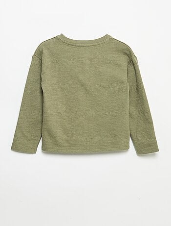 Camiseta de Baby Terry de manga larga