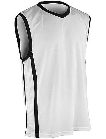 Camiseta de baloncesto de secado rápido sin mangas para hombre - spiro