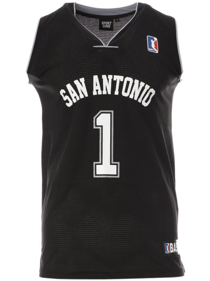 Camiseta de Baloncesto para Hombre Sport Zone Negro - Kiabi