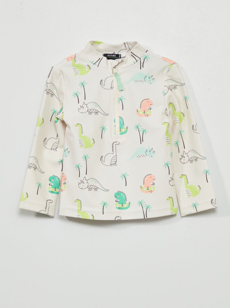 Camiseta de baño BLANCO - Kiabi