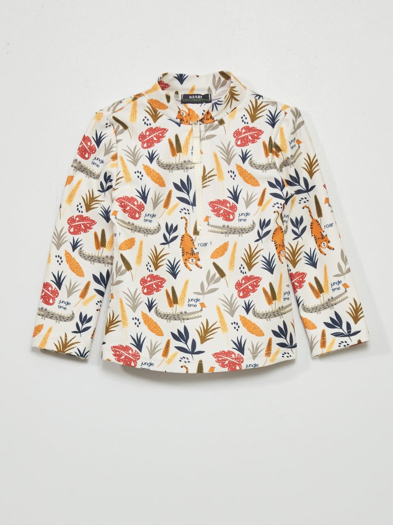 Camiseta de baño BLANCO - Kiabi