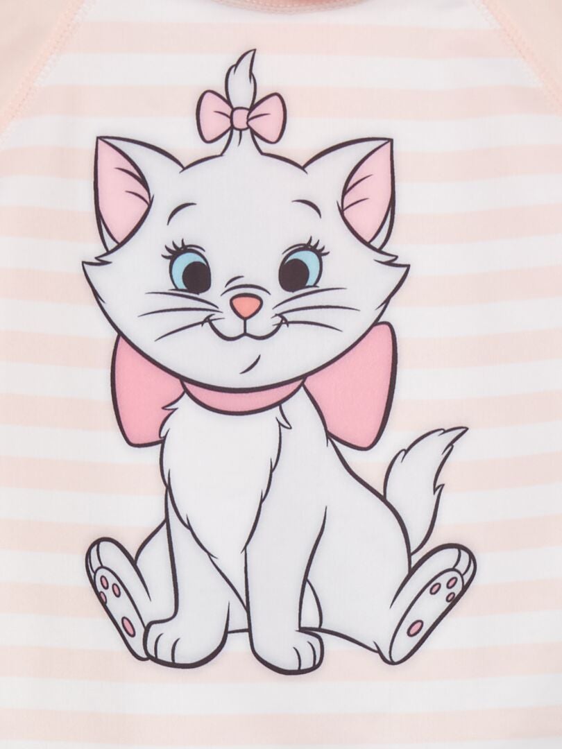 Camiseta de baño 'Marie' 'Los Aristogatos' 'Disney' rosa/blanco - Kiabi