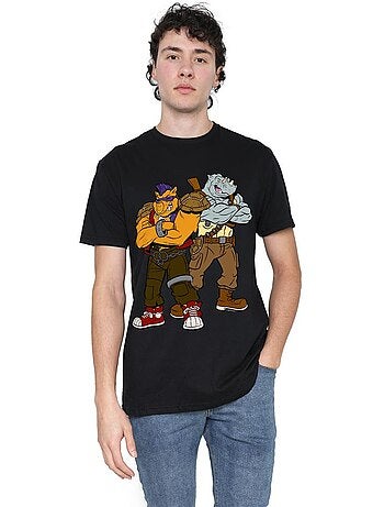 Camiseta de bebop y rocksteady para hombre - teenage mutant ninja turtles