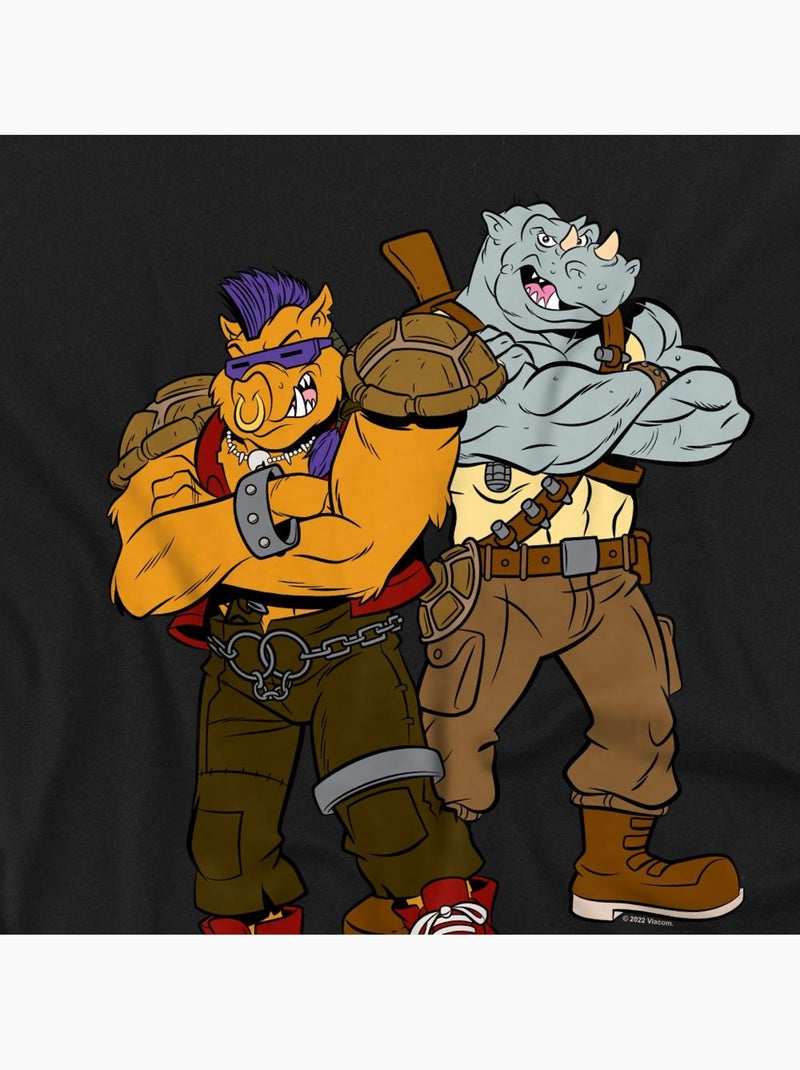 Camiseta de bebop y rocksteady para hombre - teenage mutant ninja turtles Negro - Kiabi