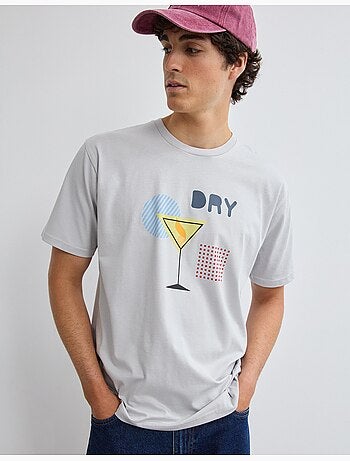 Camiseta de camiseta estampada, MO Fashion