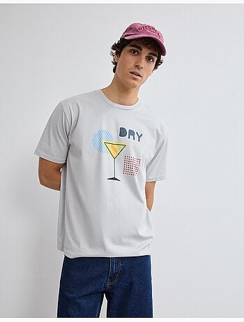 Camiseta de camiseta estampada, MO Fashion