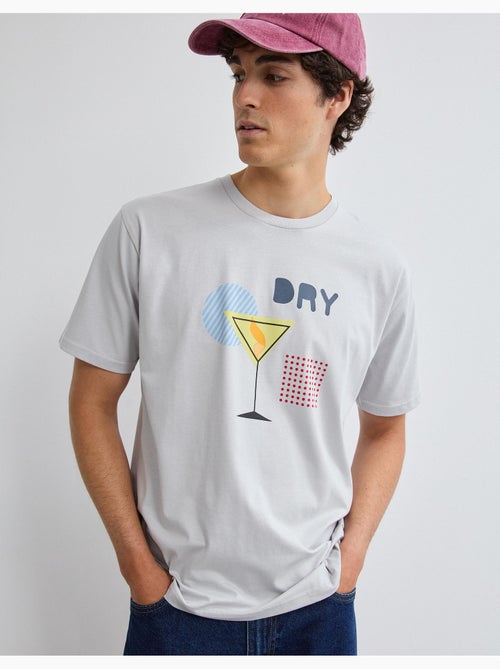 Camiseta de camiseta estampada, MO Fashion - Kiabi