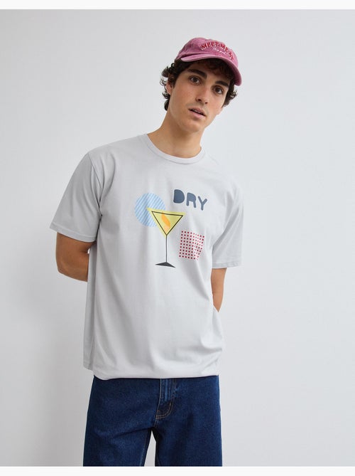 Camiseta de camiseta estampada, MO Fashion - Kiabi