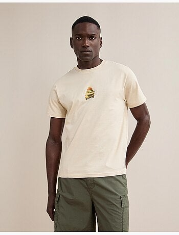 Camiseta de camiseta estampada, mo fashion