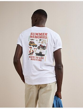 Camiseta de camiseta estampada, mo fashion