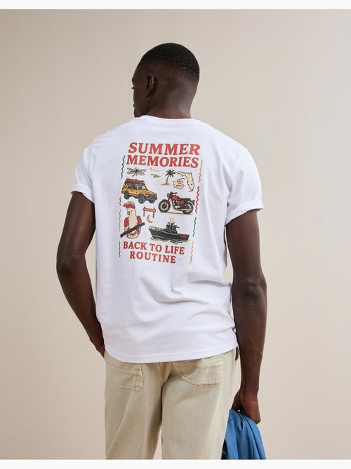 Camiseta de camiseta estampada, mo fashion - Kiabi