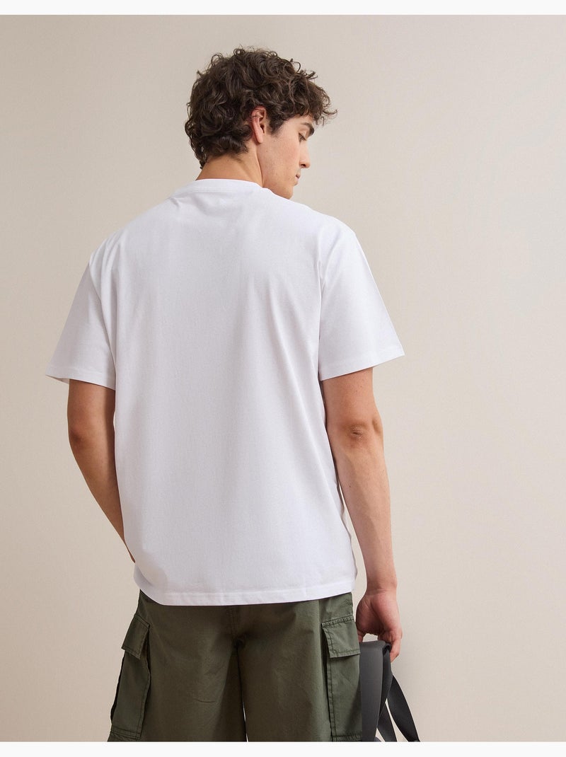 Camiseta de camiseta estampada, MO Fashion Blanco - Kiabi