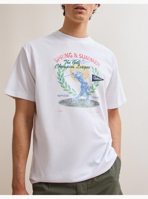 Camiseta de camiseta estampada, MO Fashion - Kiabi Camiseta de camiseta estampada, MO Fashion - Kiabi