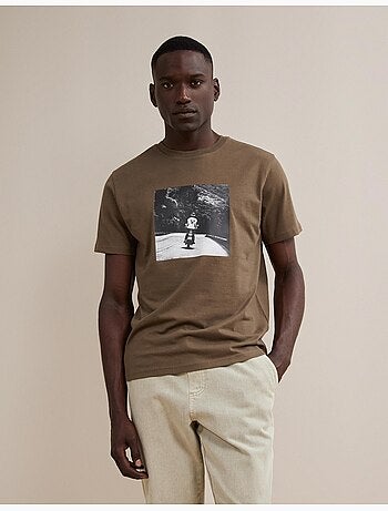 Camiseta de camiseta estampada, mo fashion