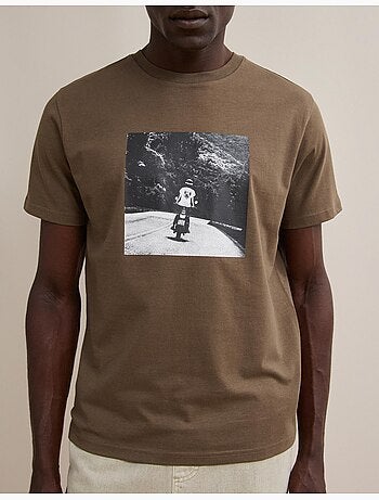 Camiseta de camiseta estampada, mo fashion