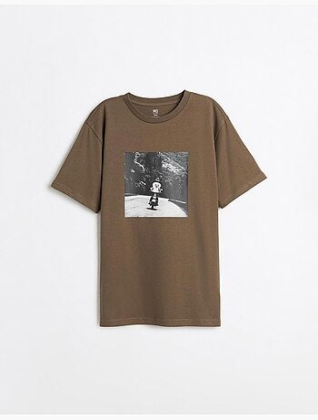 Camiseta de camiseta estampada, mo fashion