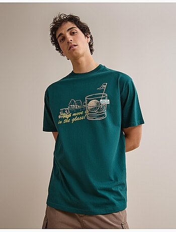 Camiseta de camiseta estampada, MO Fashion