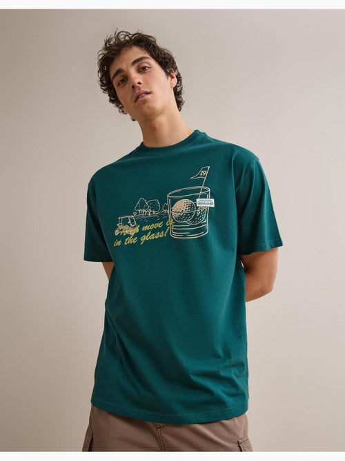 Camiseta de camiseta estampada, MO Fashion - Kiabi Camiseta de camiseta estampada, MO Fashion - Kiabi