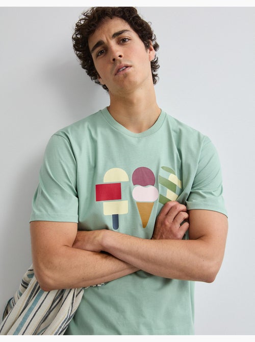 Camiseta de camiseta estampada, MO Fashion - Kiabi