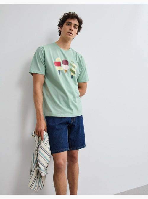 Camiseta de camiseta estampada, MO Fashion - Kiabi