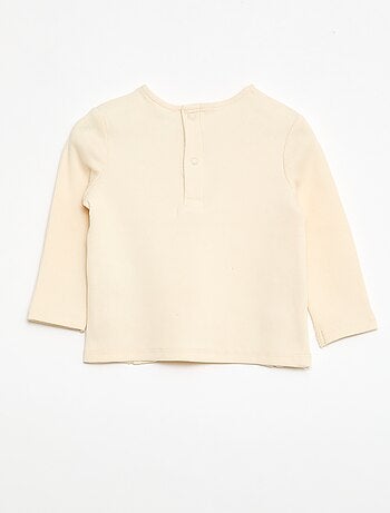 Camiseta de canalé a rayas