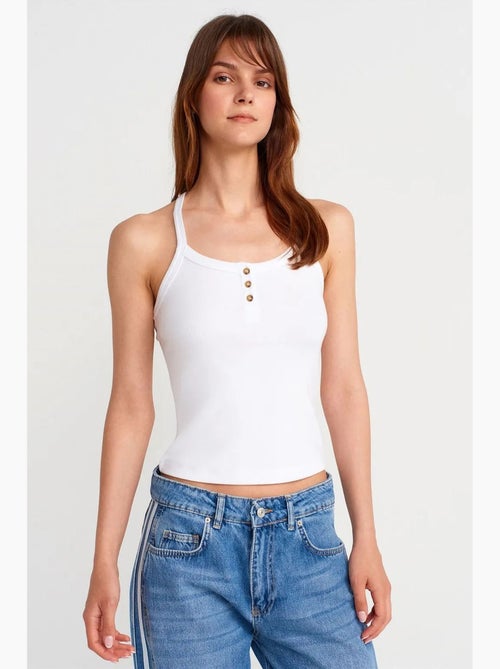 Camiseta de canalé dilvin - Kiabi Camiseta de canalé dilvin - Kiabi