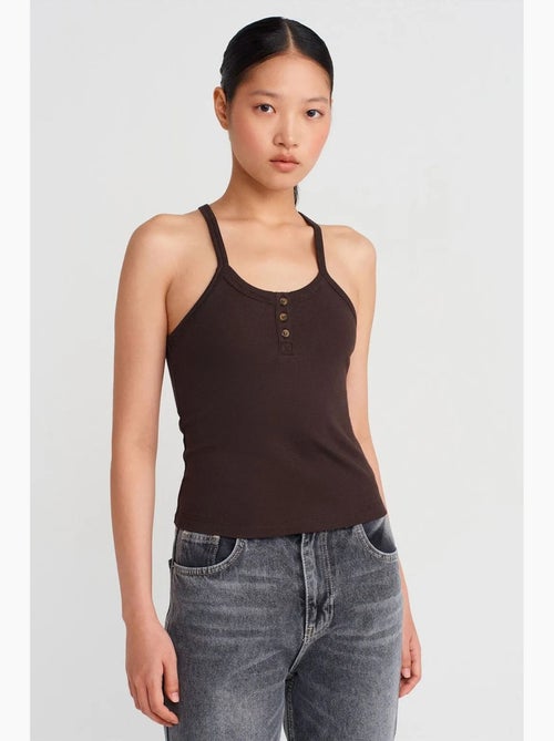 Camiseta de canalé dilvin - Kiabi Camiseta de canalé dilvin - Kiabi