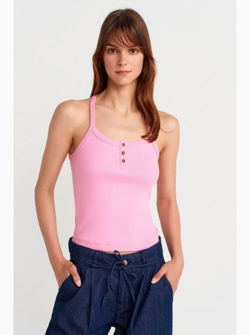 Camiseta de canalé dilvin - Kiabi Camiseta de canalé dilvin - Kiabi