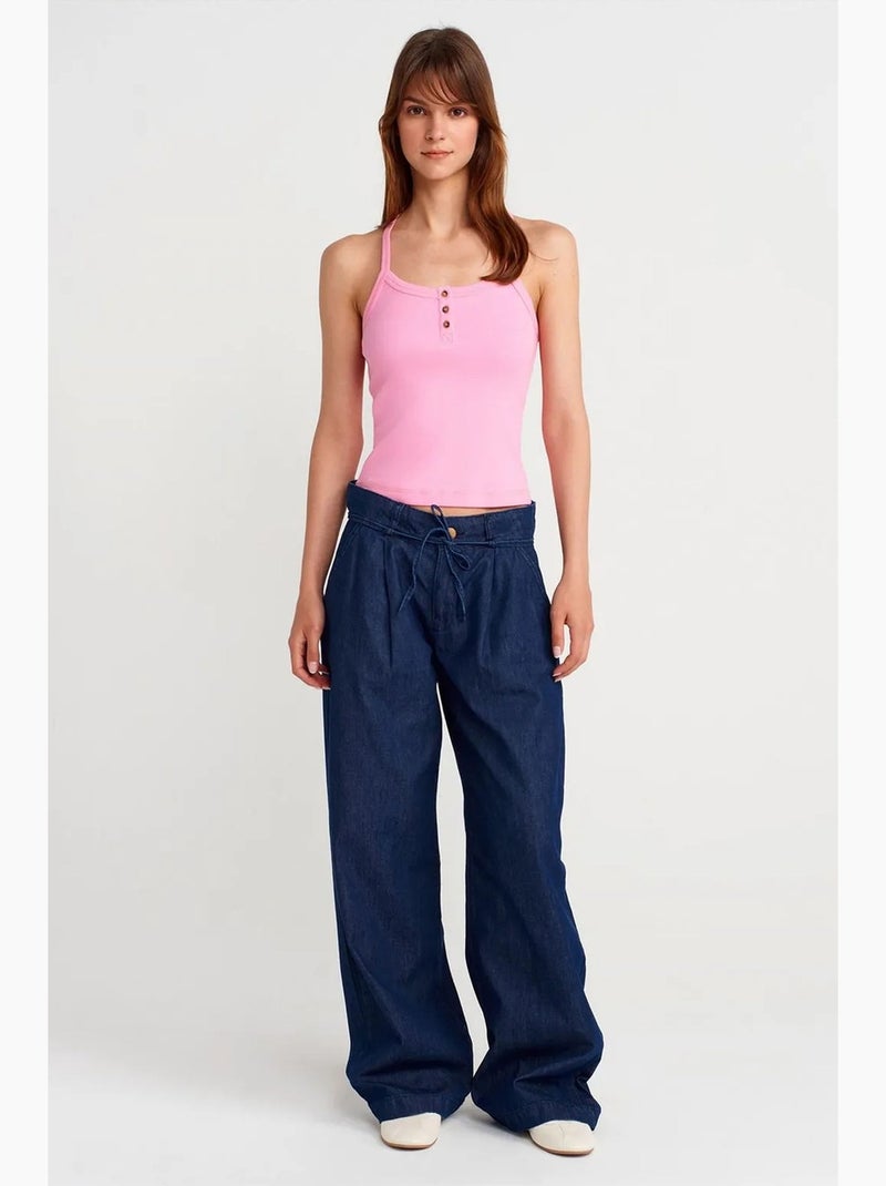 Camiseta de canalé dilvin Rosa claro - Kiabi