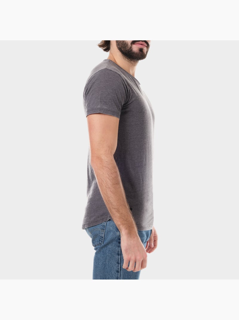 Camiseta de color descolorido Negro - Kiabi