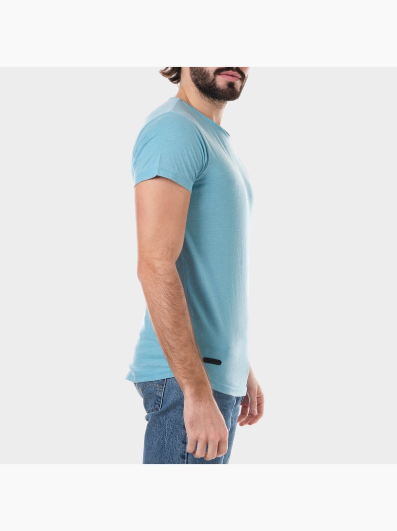 Camiseta de color descolorido Turquesa - Kiabi