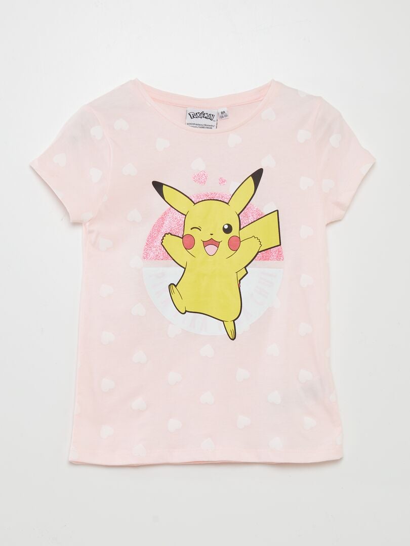 Camiseta de corazones 'Pikachu' ROSA - Kiabi