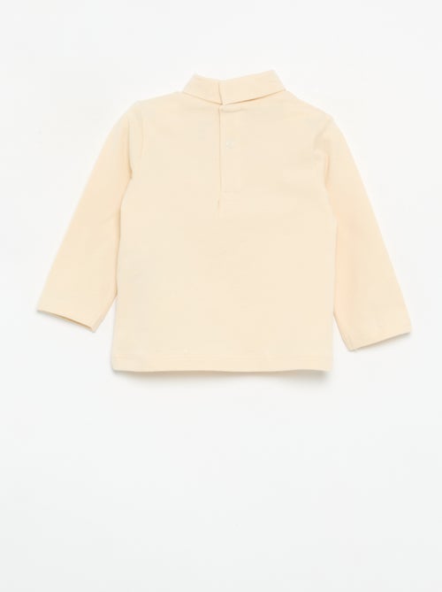 Camiseta de cuello alto con lazo animado - Kiabi