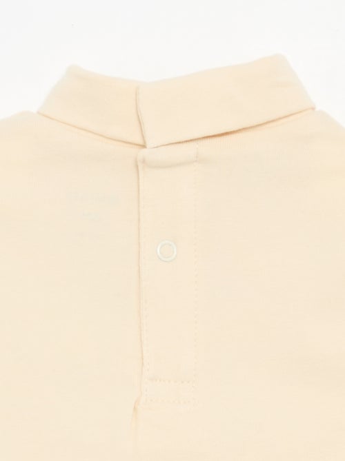 Camiseta de cuello alto con lazo animado - Kiabi