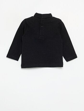 Camiseta de cuello alto con lazo animado