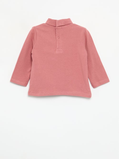 Camiseta de cuello alto con lazo animado - Kiabi