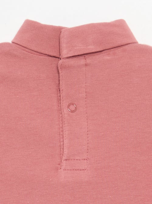 Camiseta de cuello alto con lazo animado - Kiabi