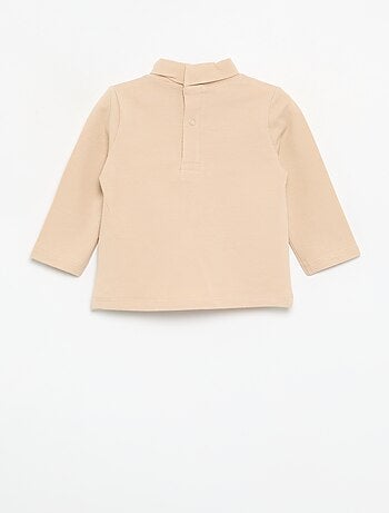Camiseta de cuello alto con lazo animado