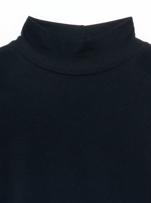 Camiseta de cuello alto de lana mezclada - Kiabi