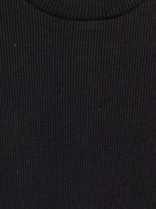 Camiseta de cuello alto de punto acanalado - Kiabi